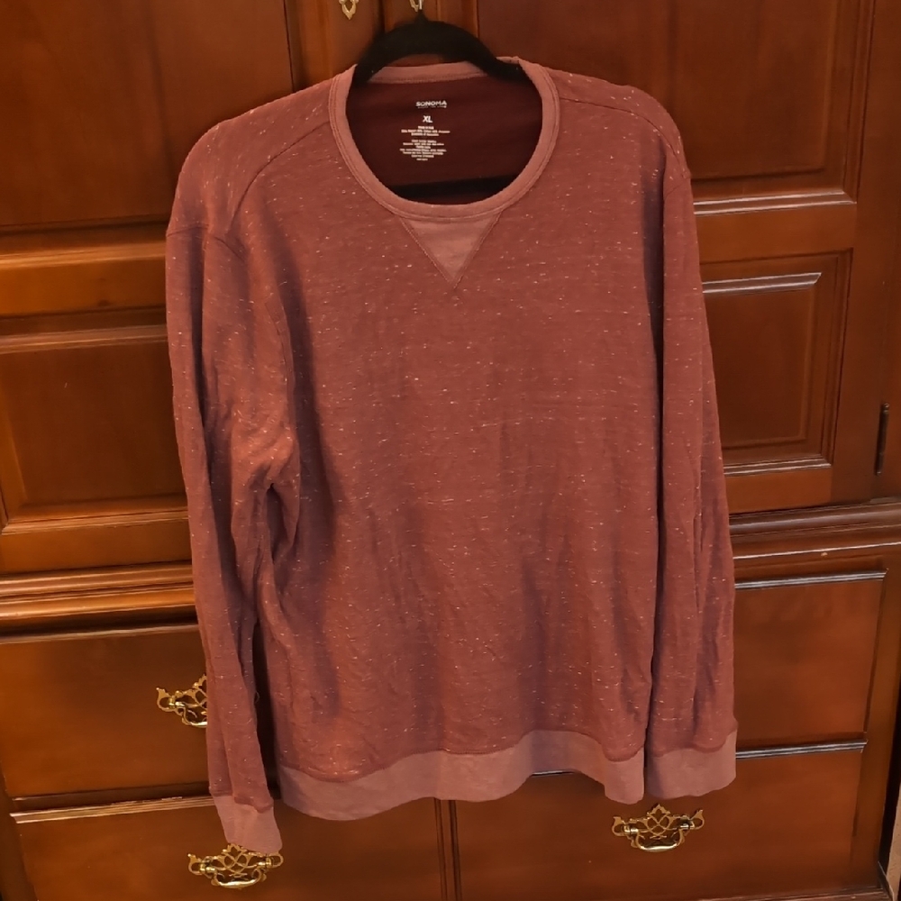 Sonoma Maroon Crew Neck Sweater